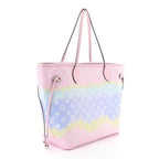 Louis Vuitton Neverfull Monogram Escale MM Tote Shoulder Bag Pastel — view 4