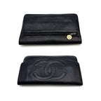 Chanel CC Classic Timeless Caviar Flap Wallet on Chain Purse Black Bag — view 7