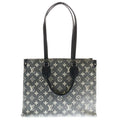 Louis Vuitton Monogram On The Go MM Denim Handbag Black