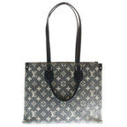 Louis Vuitton Monogram On The Go MM Denim Handbag Black