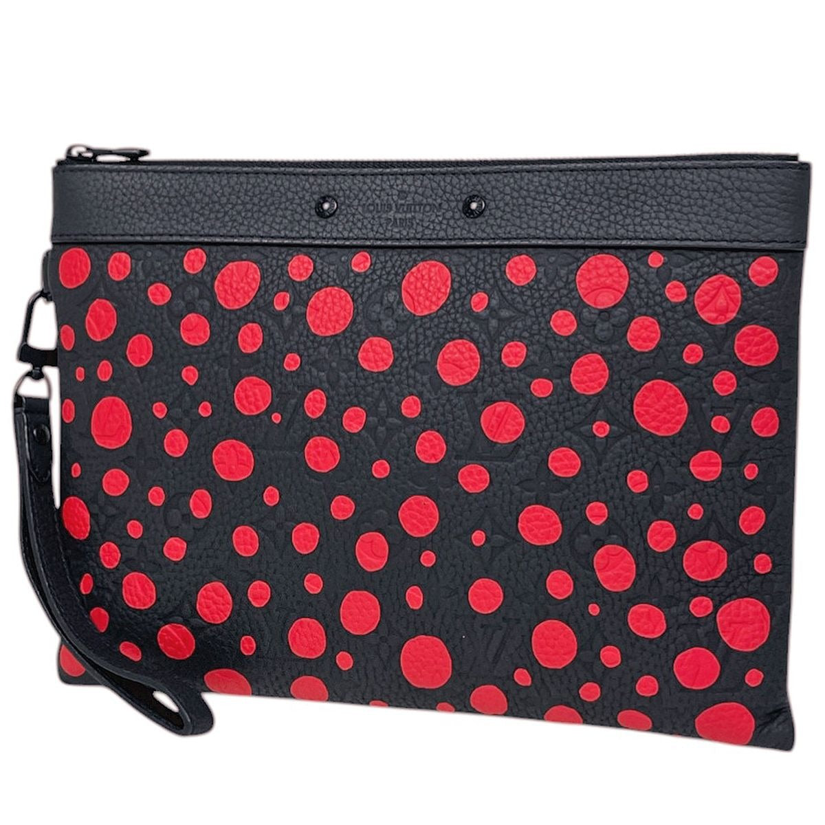 Louis Vuitton LV YK Pochette to Go Yayoi Kusama Infinity Dot Second Bag Leather
