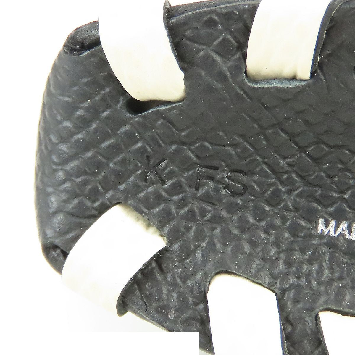 Hermes Schwartresse Black Cles Epsom Bag Charm — view 8