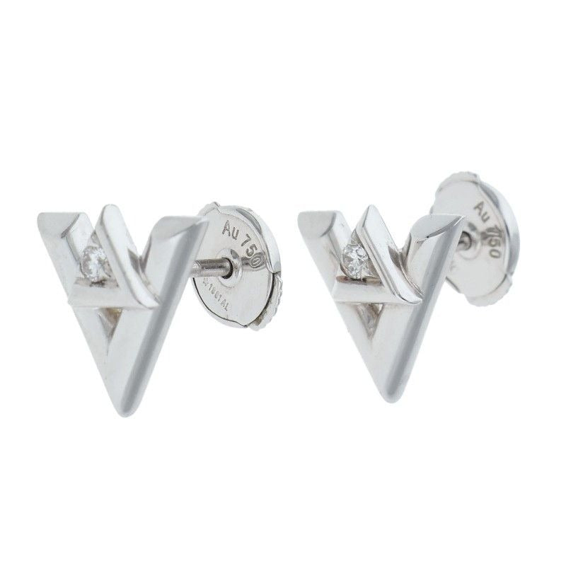 Louis Vuitton Volto One 18 kwg Diamond Earrings — view 2