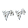Louis Vuitton Volto One 18 kwg Diamond Earrings