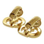 Dior CD Metal Gold Earrings 1110 — view 3