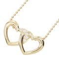 Dior Heart Motif Pendant Necklace 18K Yellow Gold