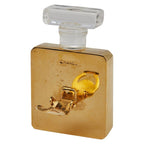 Chanel Perfume Bottle Gold Clear Plated Plastic — view 5