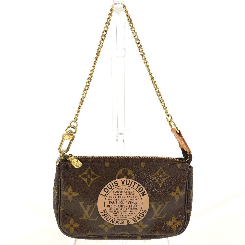 Louis Vuitton Handbag Mini Pochette T & B Monogram Canvas Brown