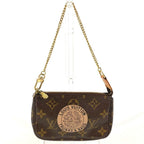 Louis Vuitton Handbag Mini Pochette T & B Monogram Canvas Brown