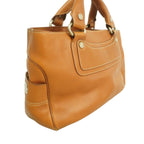 Celine Handbag Boogie Bag Leather Brown Gold — view 2