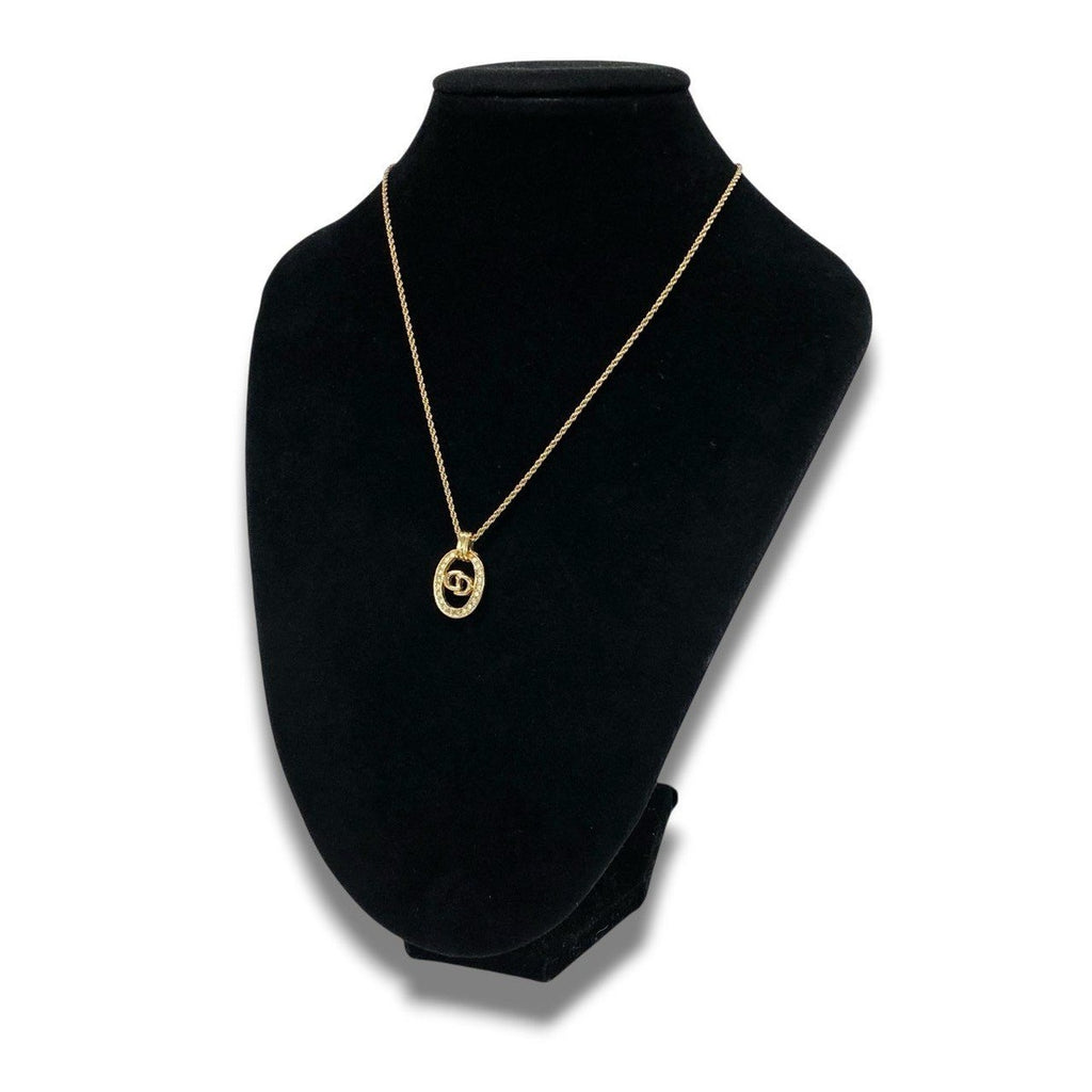 Dior C3 Necklace and Earrings Set with CD Logo — view 4