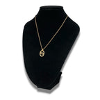 Dior C3 Necklace and Earrings Set with CD Logo — view 4