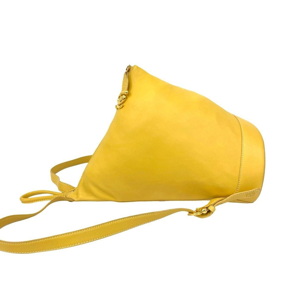 Loewe Vintage Anagram Log Leather Backpack — view 6