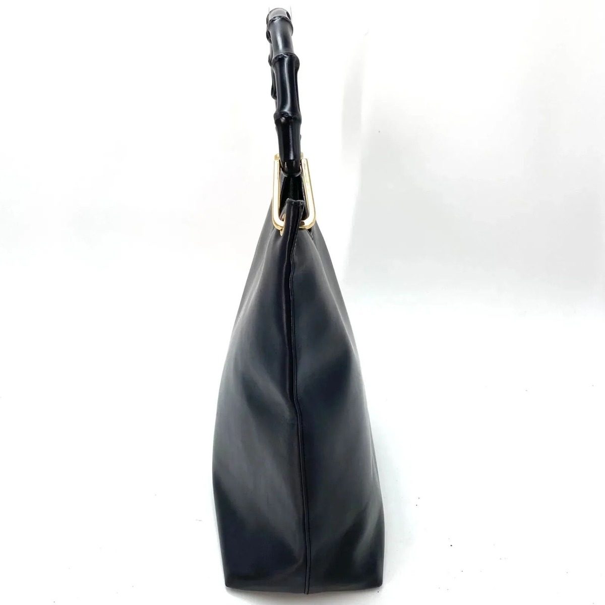 Gucci Tote Bamboo Leather Black Formal Travel Business — view 3