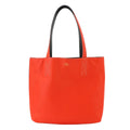 Hermes Double Sens 28 Reversible Tote Bag Sikkim Orange Black