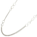 Hermes Horsebit Silver Necklace