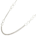 Hermes Horsebit Silver Necklace
