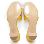 Hermes Oasis Sandals Size 35 Yellow Series Heel H Motif — view 6