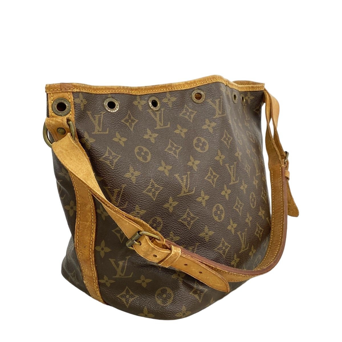 Louis Vuitton Shoulder Bag Monogram Petit Noe Brown — view 2