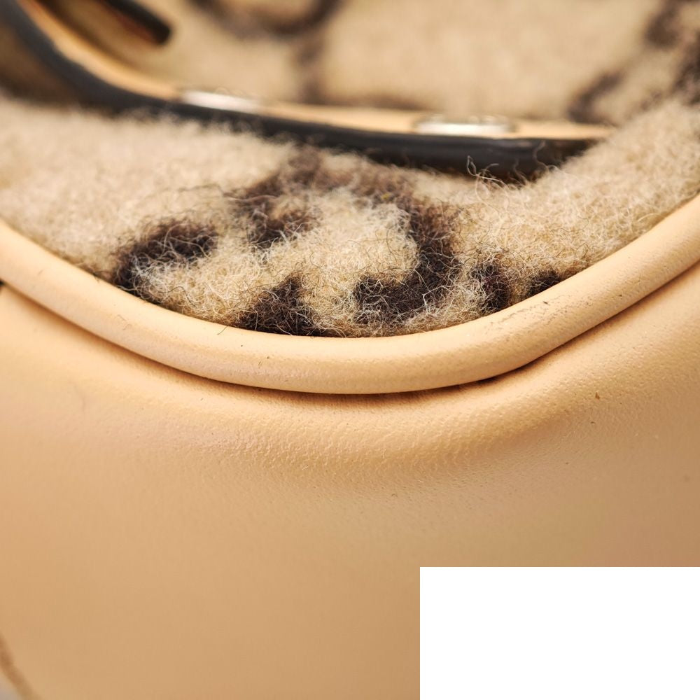 Gucci GG Wool Backpack Gray — view 8
