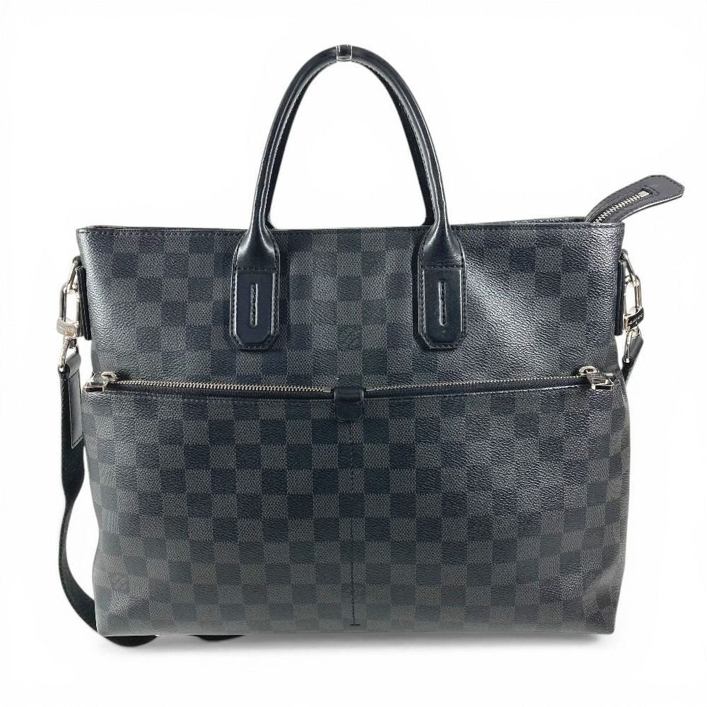 Louis Vuitton Business Briefcase Seven Days a Week Damier Graphite Canvas Black