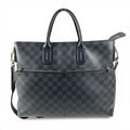 Louis Vuitton Business Briefcase Seven Days a Week Damier Graphite Canvas Black