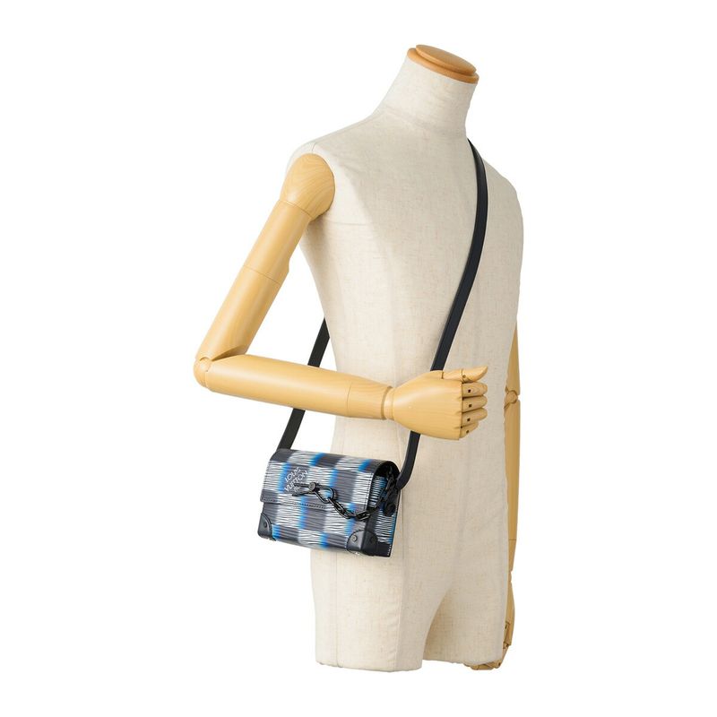Louis Vuitton Shoulder Bag Steamer Wearable Wallet Blue — view 6