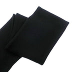 Celine Muffler Black BK Triomphe Logo Wool Accessories Scarf — view 6