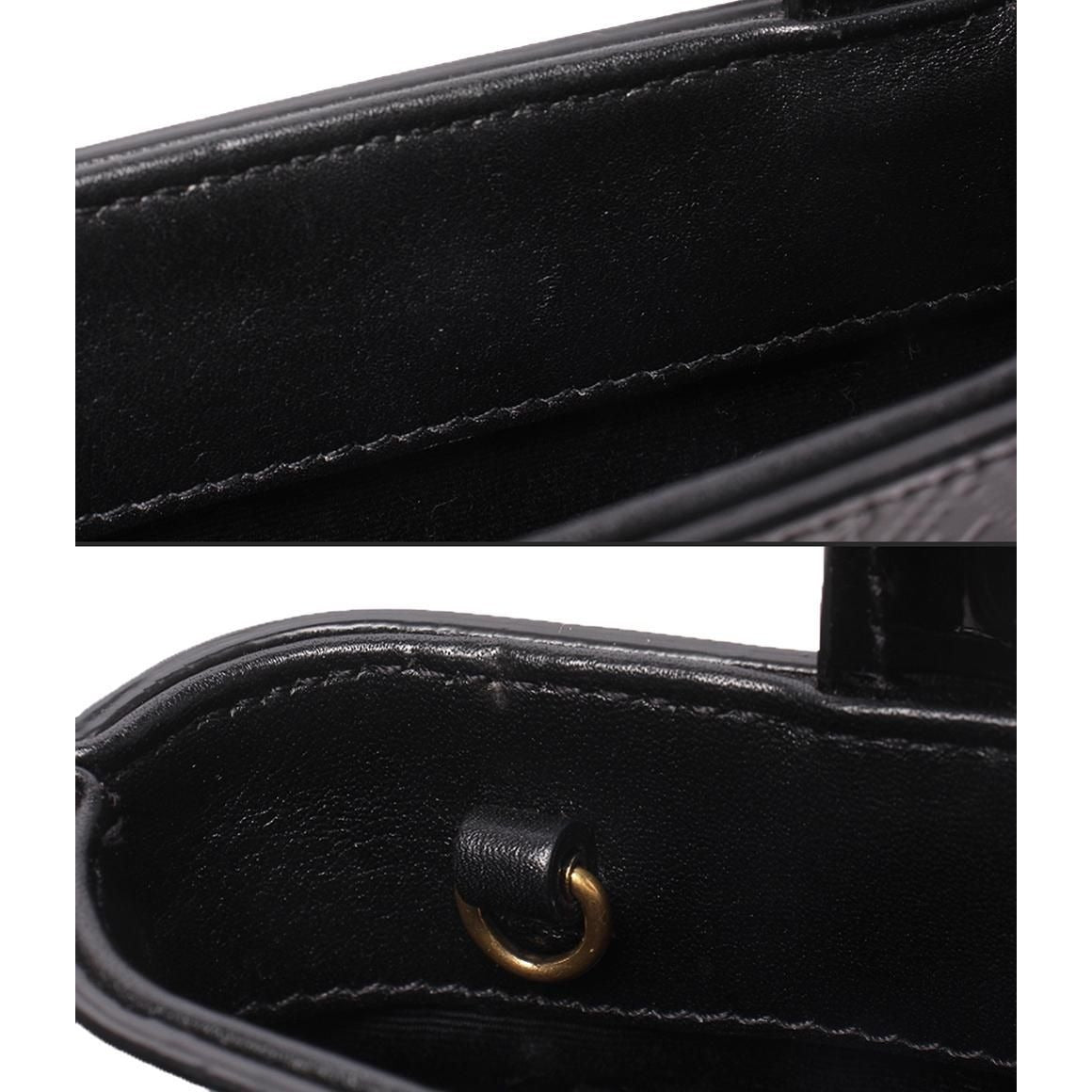 Saint Laurent 2-Way Chain Shoulder Bag Logo Emboss — view 6