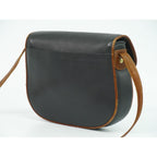 Celine Leather Shoulder Bag Pochette Black — view 2