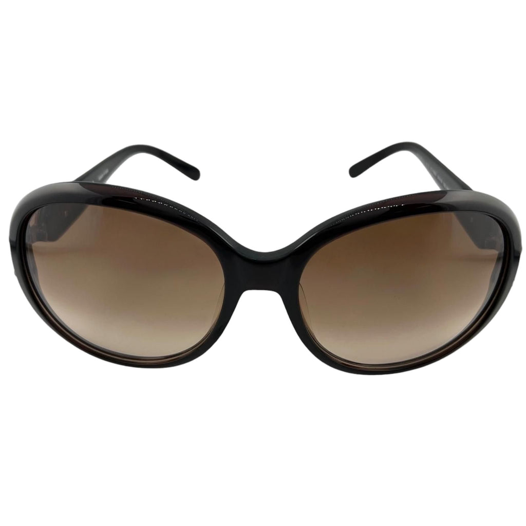 Celine Triomphe Acetate Brown Sunglasses Gold Eyewear — view 2