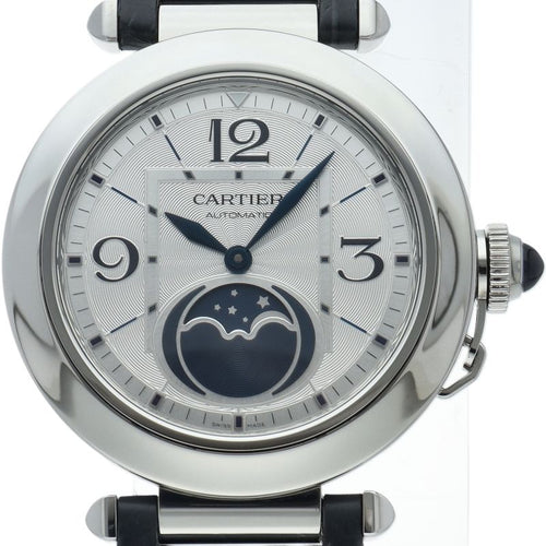 Cartier Pasha de Cartier Moonphase Watch Box SS