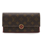 Louis Vuitton Monogram Portefeuille Floral Flower Bifold Long Wallet