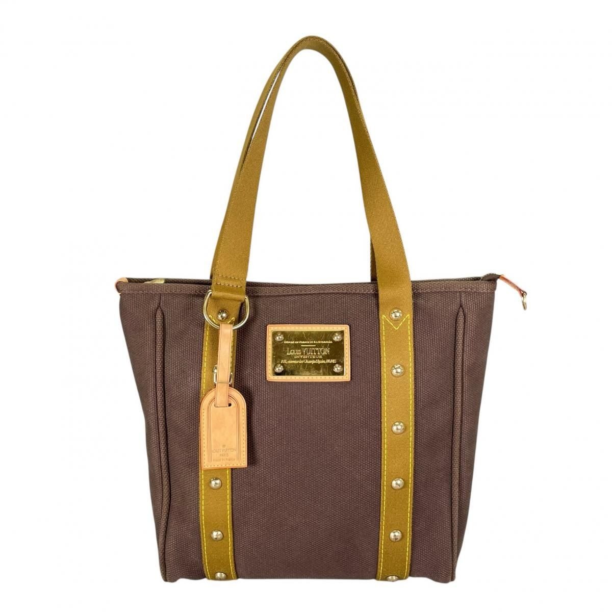 Louis Vuitton Cabas MM Tote Antigua Brown
