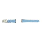 Hermes Simple Tour Kilim Blue Pastel Silver Apple Watch Strap