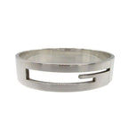 Gucci G Logo Cutout Bangle Silver 925 0527 — view 2
