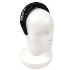 Prada Logo Sequin Headband Hair Black Recommended — view 2