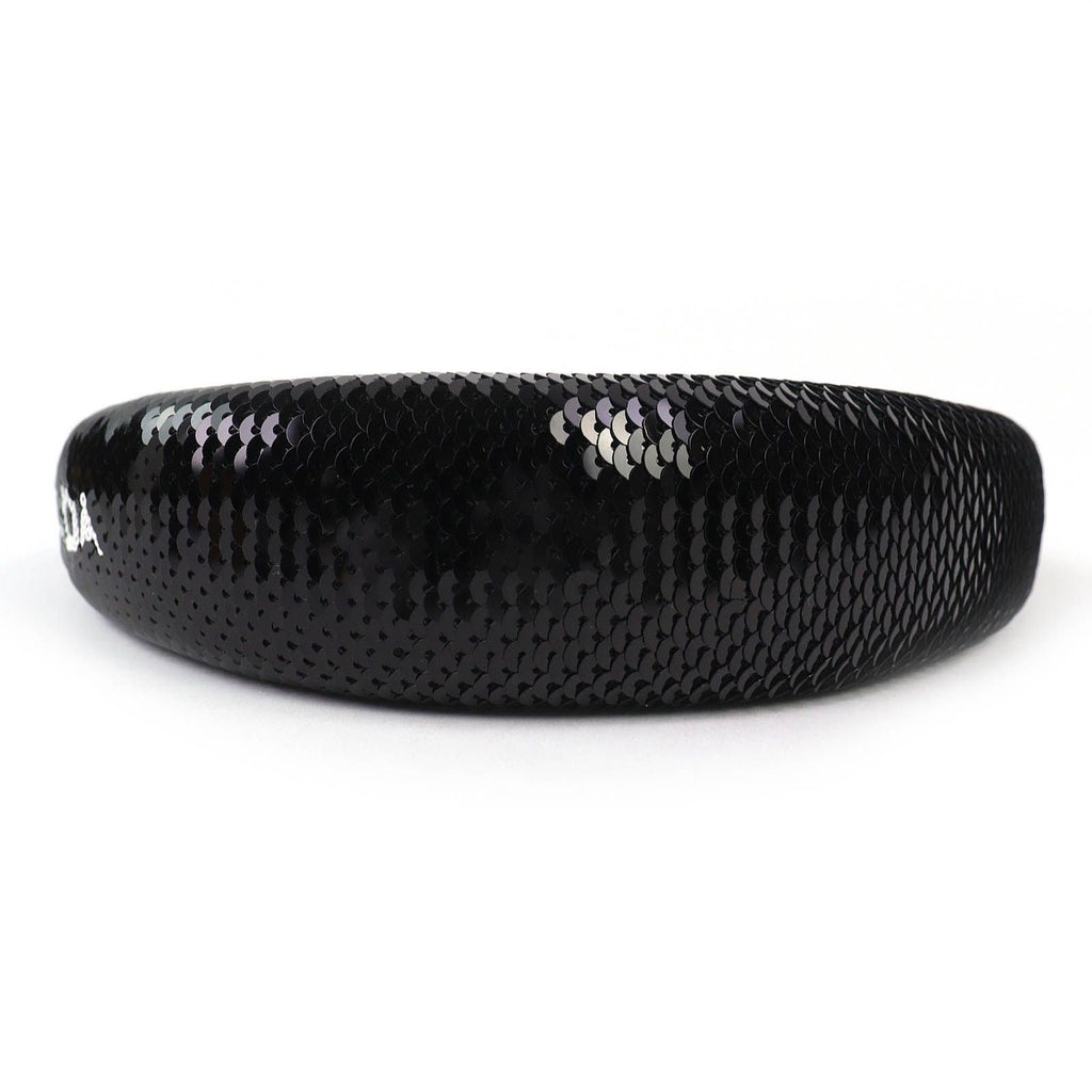 Prada Logo Sequin Headband Hair Black Recommended — view 4