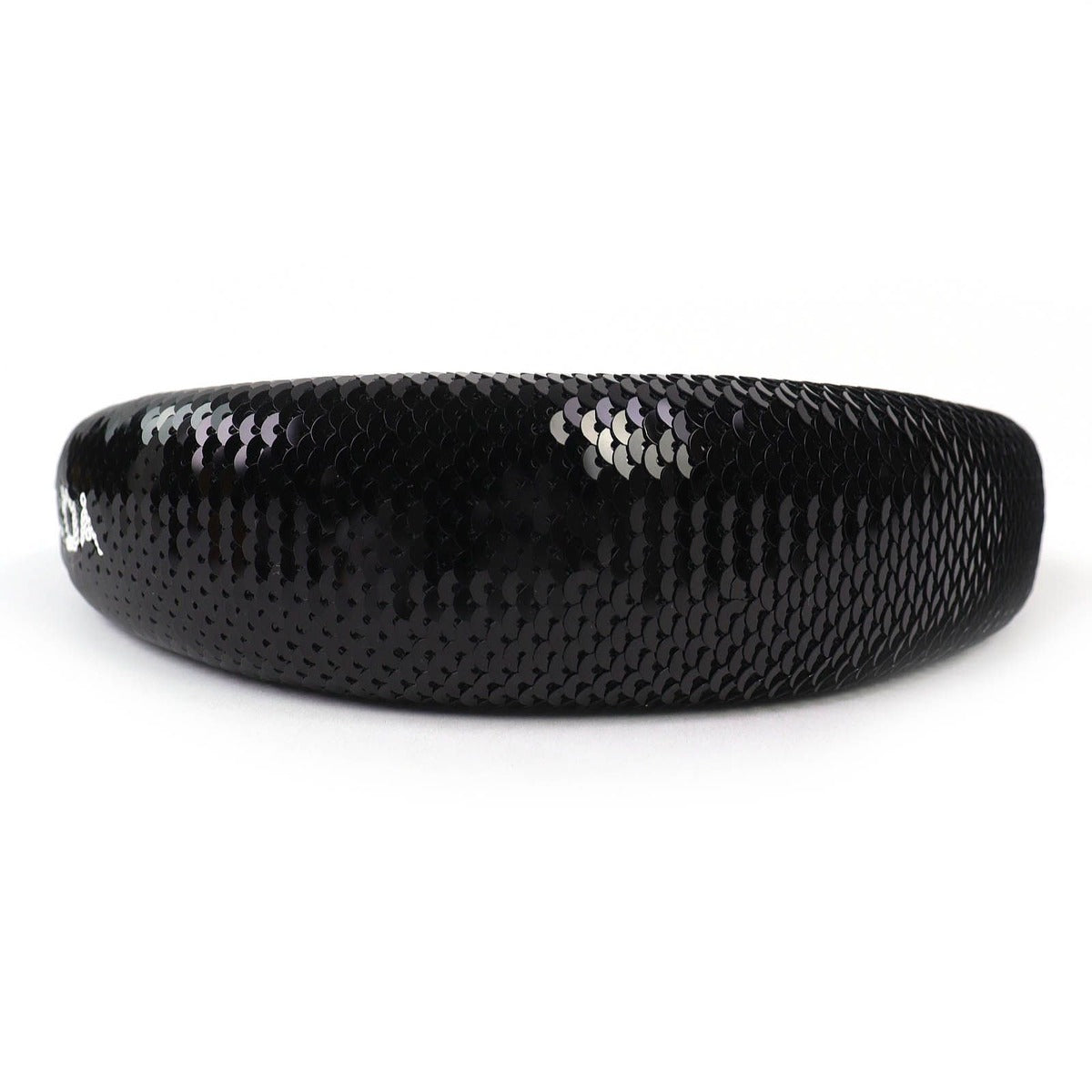 Prada Logo Sequin Headband Hair Black Recommended — view 4