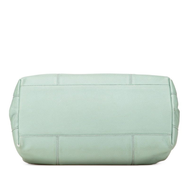 Bottega Veneta Intrecciato Roma Green Leather — view 3