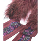 Loewe Shawl Silk Black Red Purple Etc — view 2
