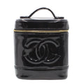 Chanel CC Logo Patent Leather Vanity