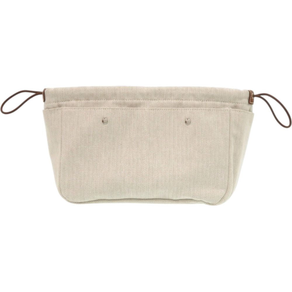 Hermes Fulvi 25 in Cotton Beige Pouch