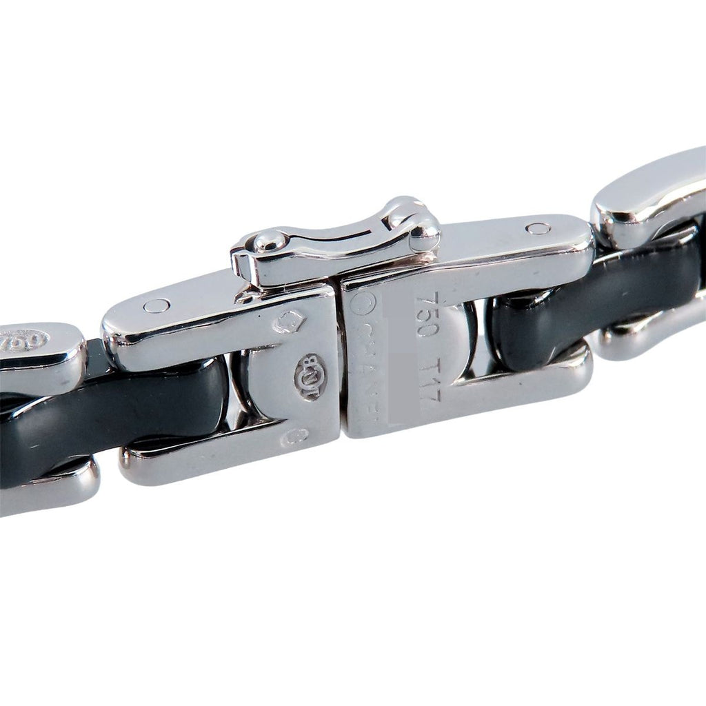 Chanel Ultra Bracelet White Gold Black 18k Ceramic 16.5 — view 5