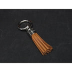 Hermes Leather Tassel Twirly Ring Accessory Brown At3346 — view 2