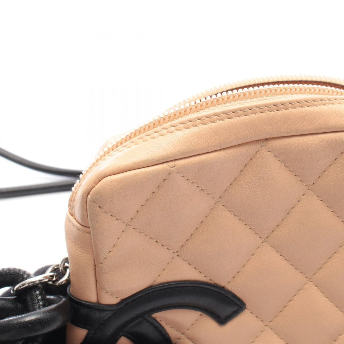 Chanel Shoulder Bag Cambon Beige Black — view 7