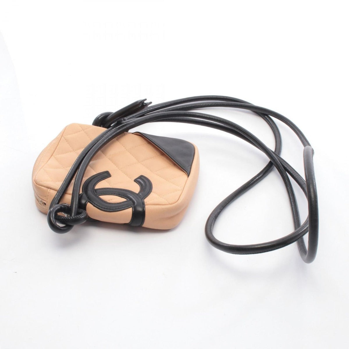 Chanel Shoulder Bag Cambon Beige Black — view 9