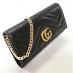 Gucci GG Marmont Bifold Wallet Leather Black — view 2