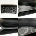 Gucci GG Marmont Bifold Wallet Leather Black — view 4