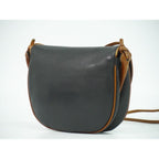 Celine Leather Shoulder Bag Pochette Black — view 2